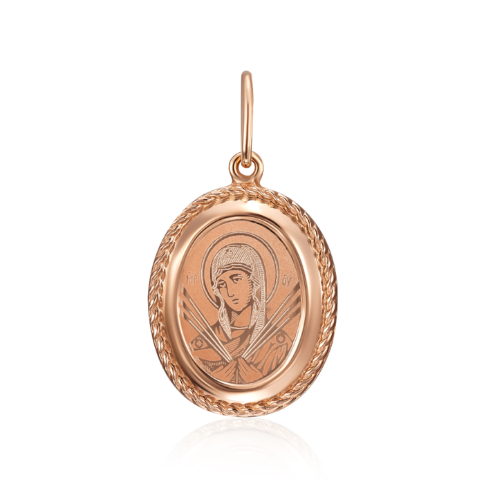 Золота підвіска-ладанка. Артикул 30569-11/01/0