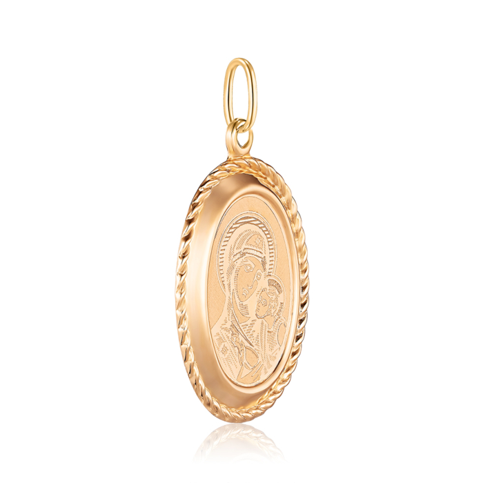 Золота підвіска-ладанка. Артикул 30569-12/01/0