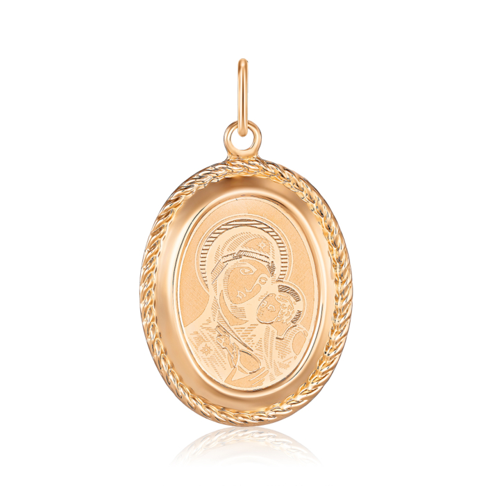 Золота підвіска-ладанка. Артикул 30569-12/01/0