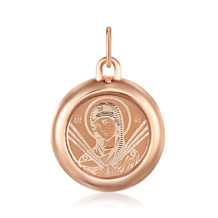 Золота підвіска-ладанка. Артикул 30577-11/01/0