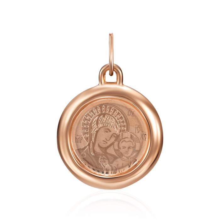 Золотая подвеска-ладанка. Артикул 30577-6/01/0