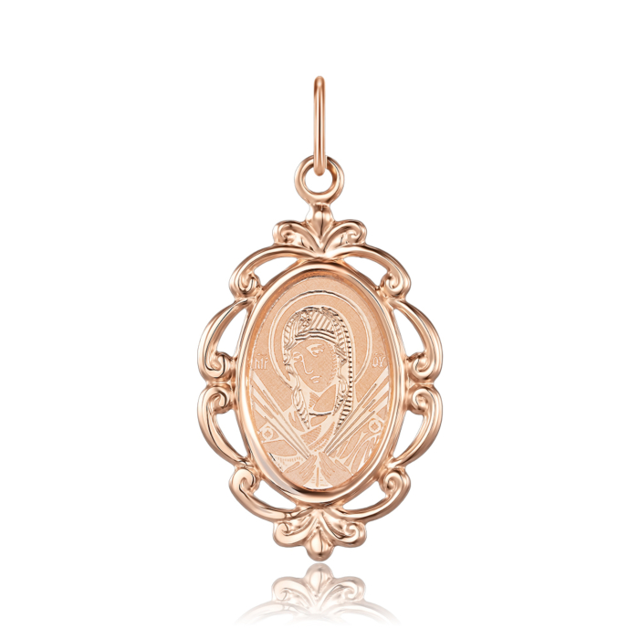 Золота підвіска-ладанка. Артикул 30579-11/01/0