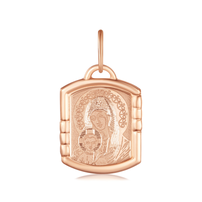 Золота підвіска-ладанка. Артикул 30585/25лгр