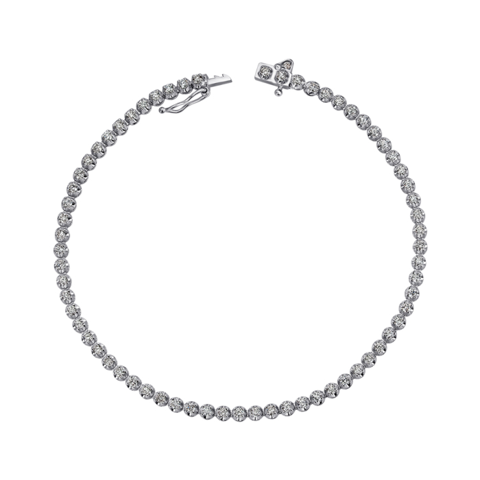 Золотий браслет з діамантами. Артикул 3058/02/1/11988