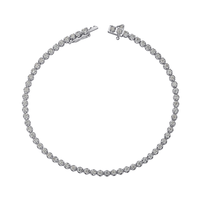 Золотий браслет з діамантами. Артикул 3060/02/1/11988