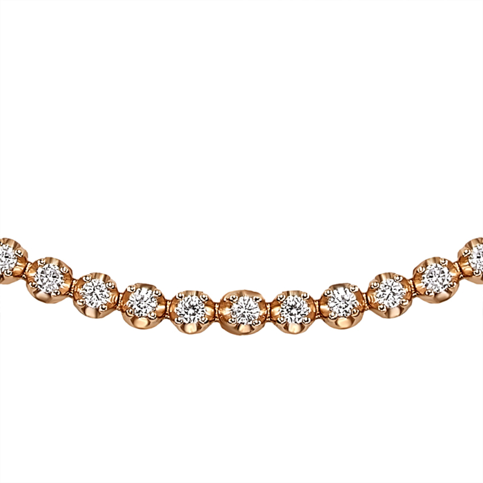 Золотий браслет з діамантами. Артикул 3062/01/0/11988