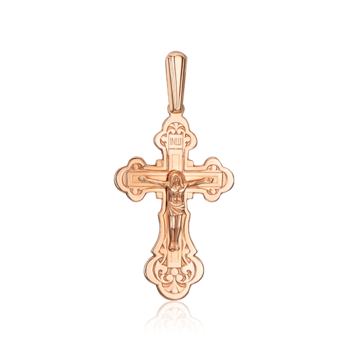 Золотий хрестик. Розп'яття Христове. Артикул 30940 (30940/01/0)