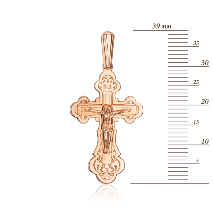 Золотий хрестик. Розп'яття Христове. Артикул 30940 (30940/01/0)