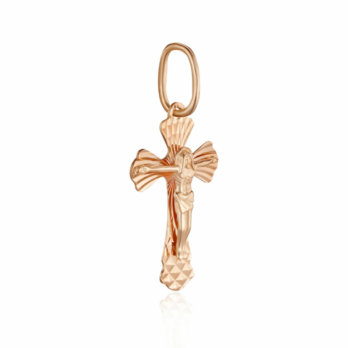 Золотий хрестик. Розп'яття Христове. Артикул 30959-17/01/2