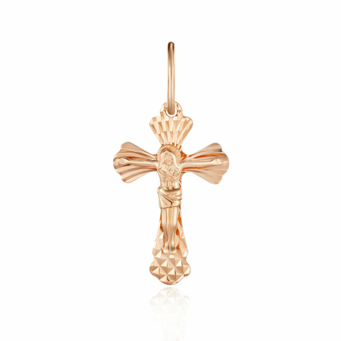 Золотий хрестик. Розп'яття Христове. Артикул 30959-17/01/2