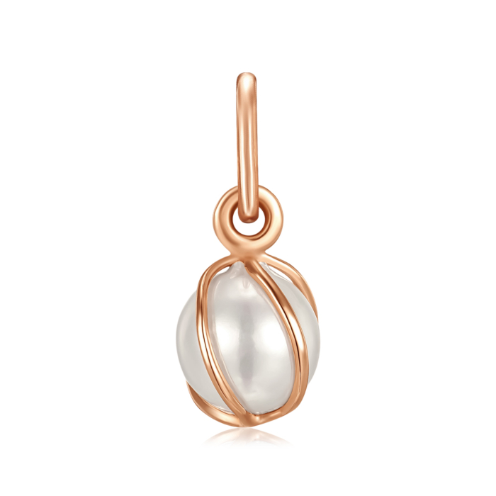 Золота підвіска з перлиною. Артикул 310000210101