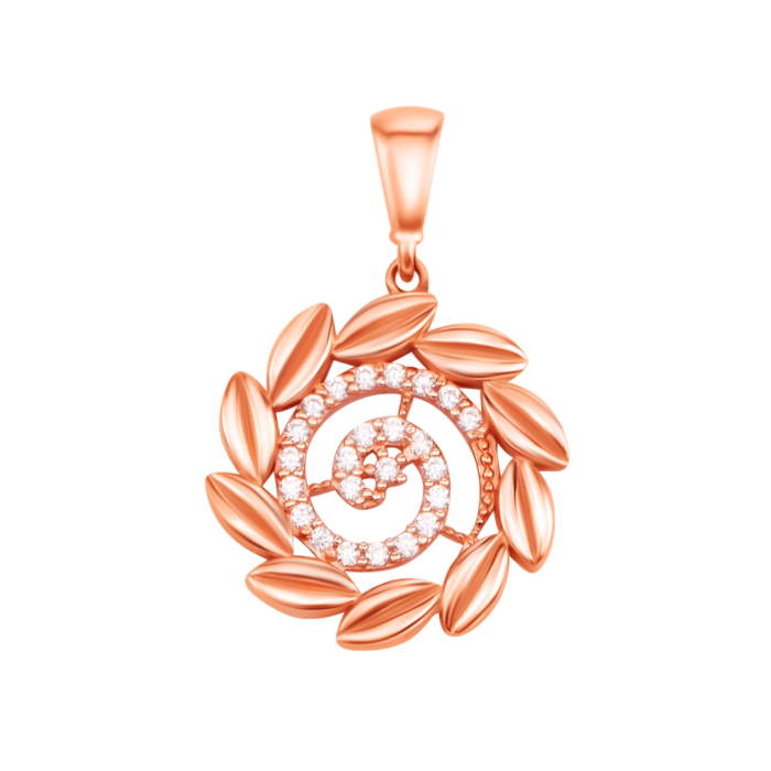 Золота підвіска з фіанітами. Артикул UG53101027701