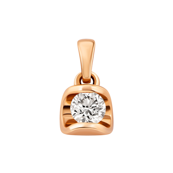 Золота підвіска з діамантом. Артикул UG53103567201