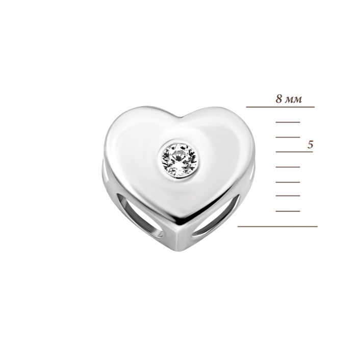 Золота підвіска Серце. Артикул UG5310410210201