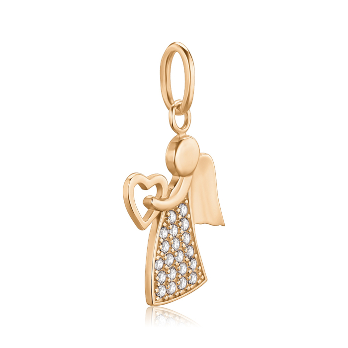 Золота підвіска з фіанітами. Артикул 3105441101