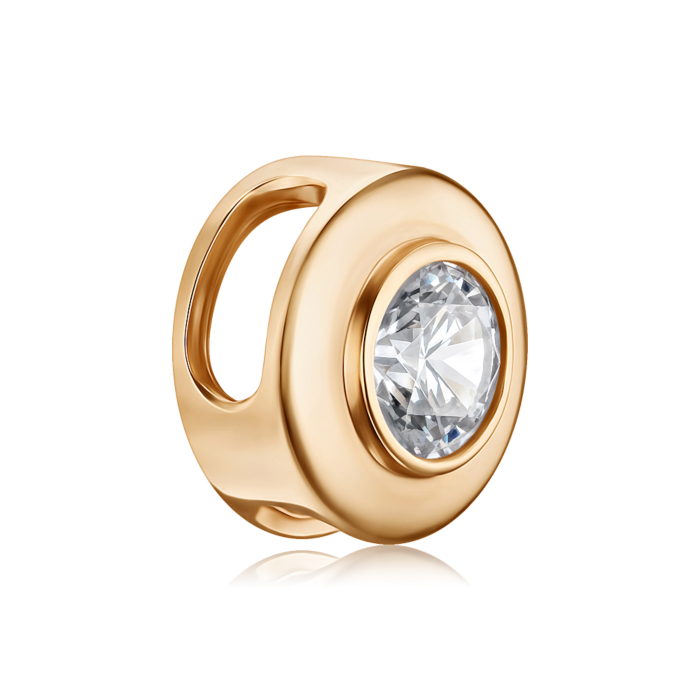 Золота підвіска з фіанітом 3105654101