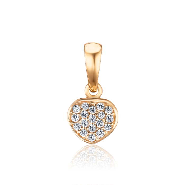 Золота підвіска з фіанітами 3106955101