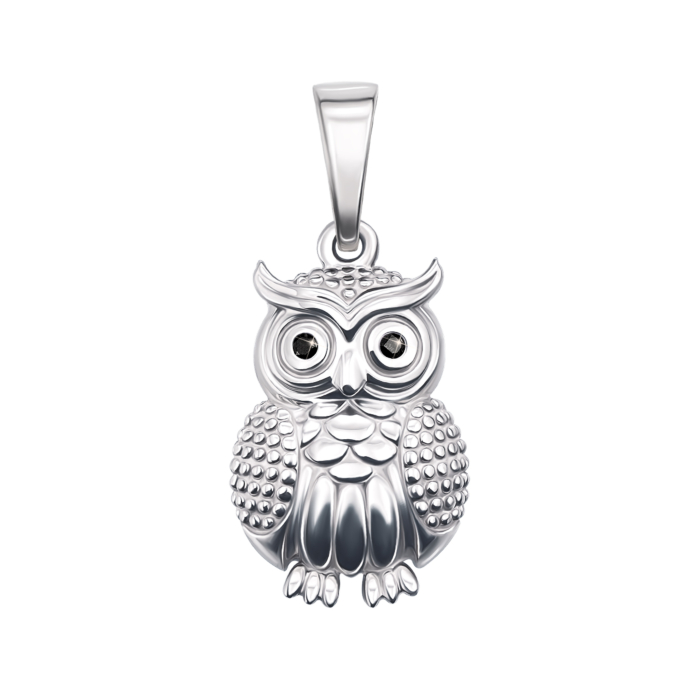 Золота підвіска «Сова». Артикул 31128/б