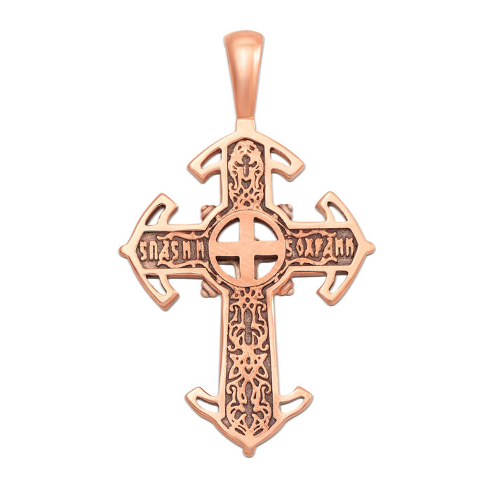 Золотий хрестик. Розп'яття Христове. Артикул 31194/2