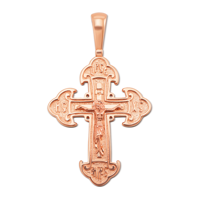 Золотий хрестик. Розп'яття Христове. Артикул 31220