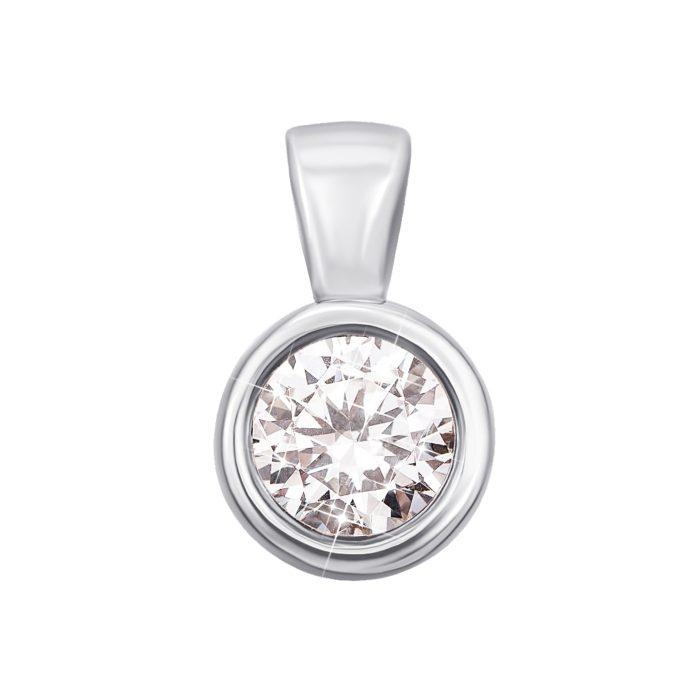 Золота підвіска з фіанітом. Артикул 31325/б