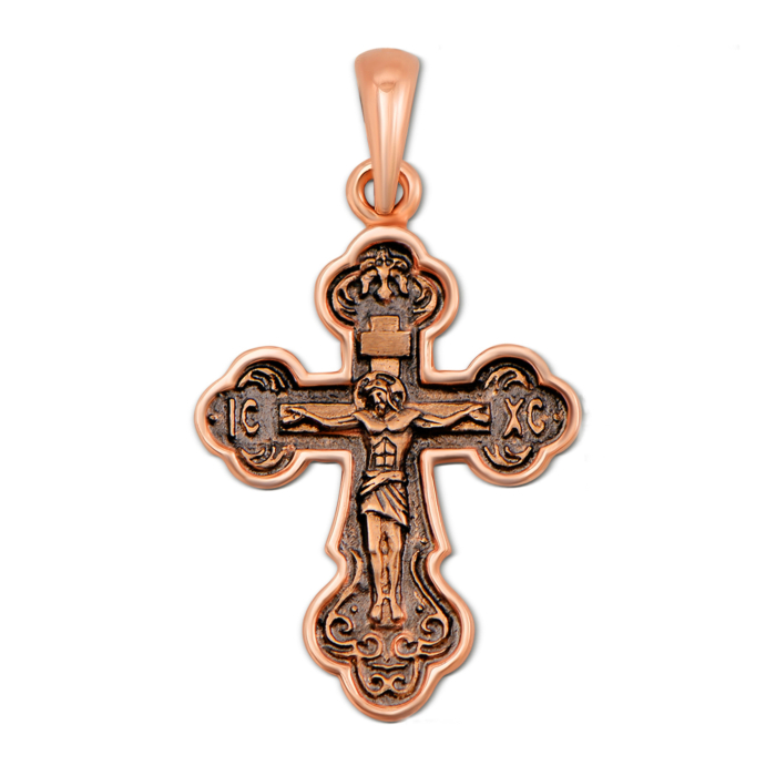 Золотой крестик. Распятие Христа. Артикул 31340/2