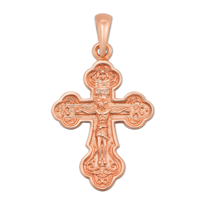Золотий хрестик. Розп'яття Христове. Артикул 31340
