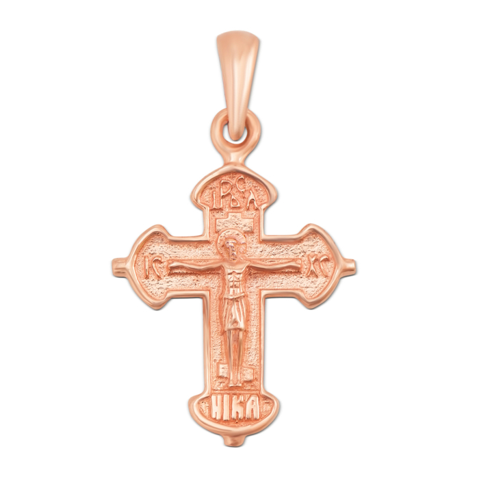 Золотий хрестик. Розп'яття Христове. Артикул 31349