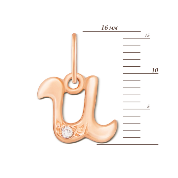 Золота підвіска