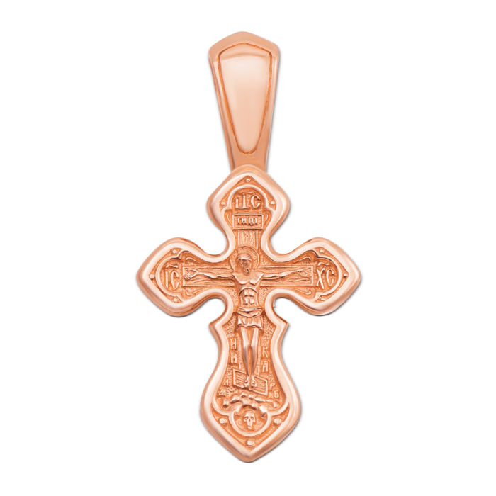 Золотий хрестик. Розп'яття Христове. Артикул 31358