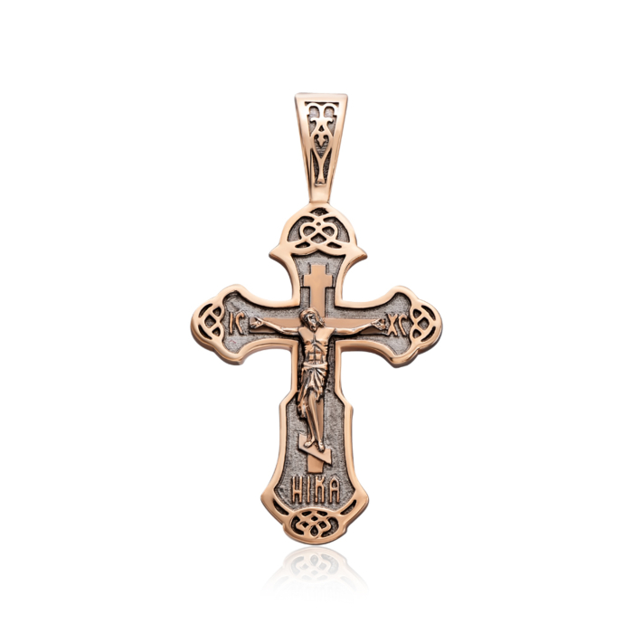 Золотий хрестик. Розп'яття Христове. Артикул 31362/2