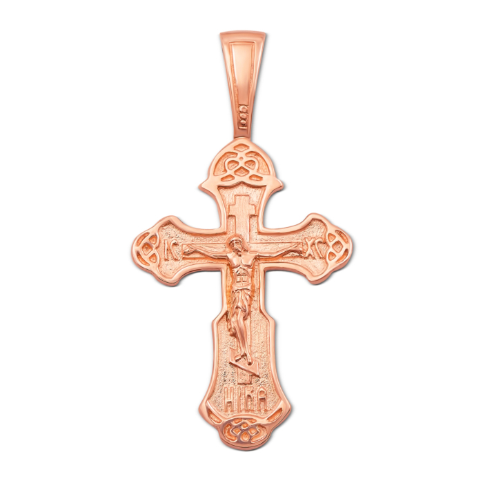Золотой крестик. Распятие Христа. Артикул 31362