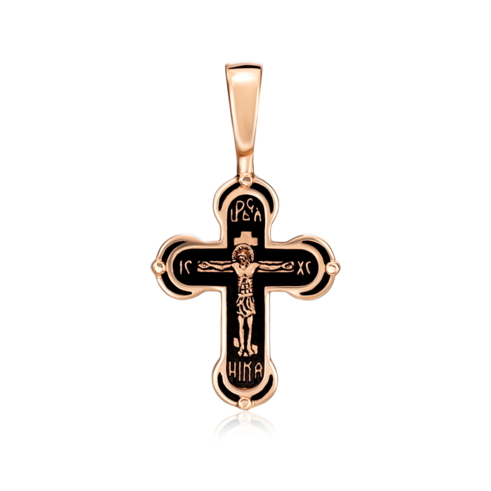 Золотий хрестик. Розп'яття Христове. Артикул 31365/3 (31365-3/01/4)