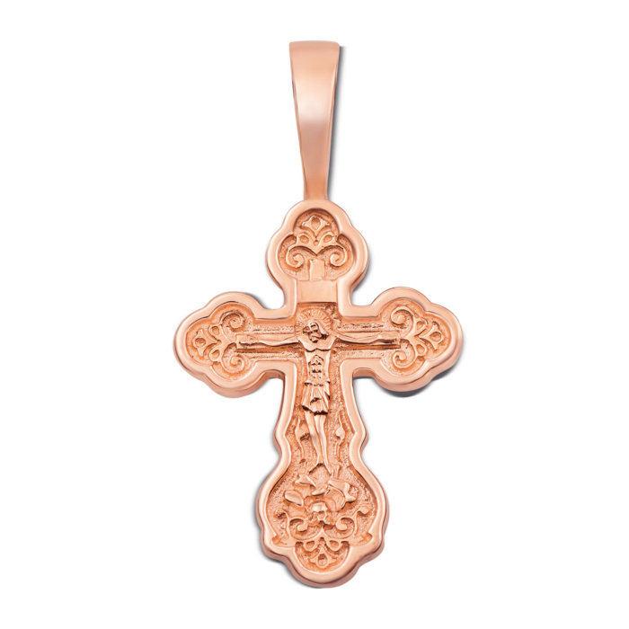 Золотий хрестик. Розп'яття Христове. Артикул 31387