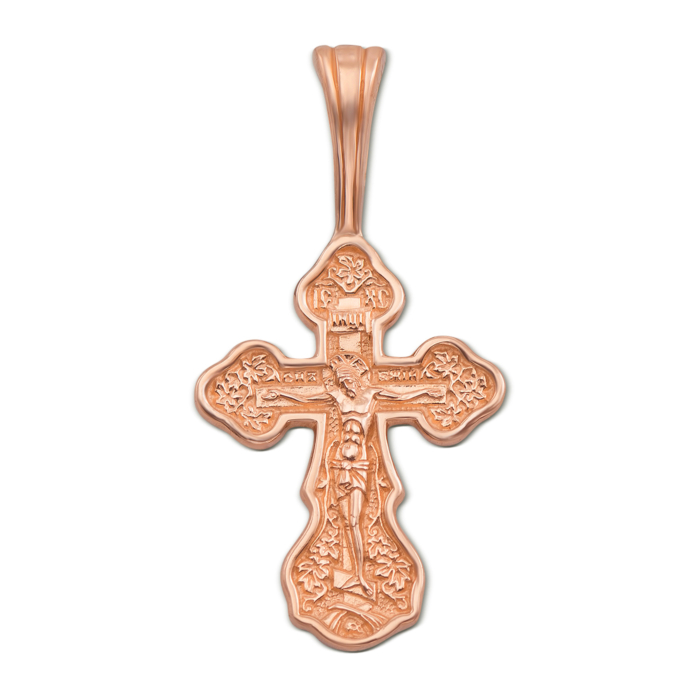 Золотий хрестик. Розп'яття Христове. Артикул 31399