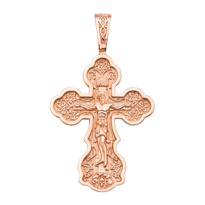 Золотий хрестик. Розп'яття Христове. Артикул 31416