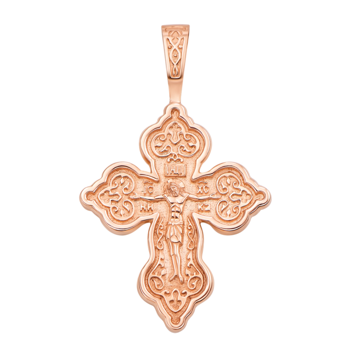 Золотий хрестик. Розп'яття Христове. Артикул 31447