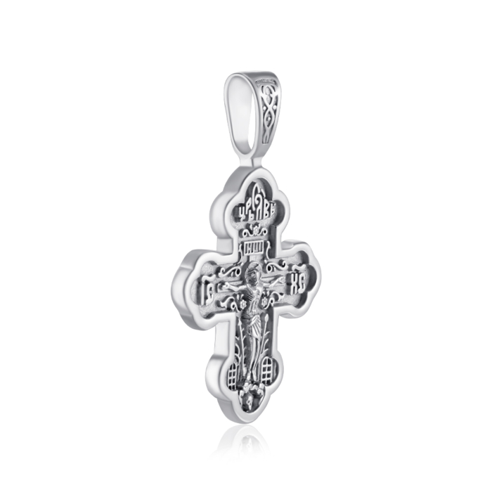 Срібний хрестик без вставки c31469