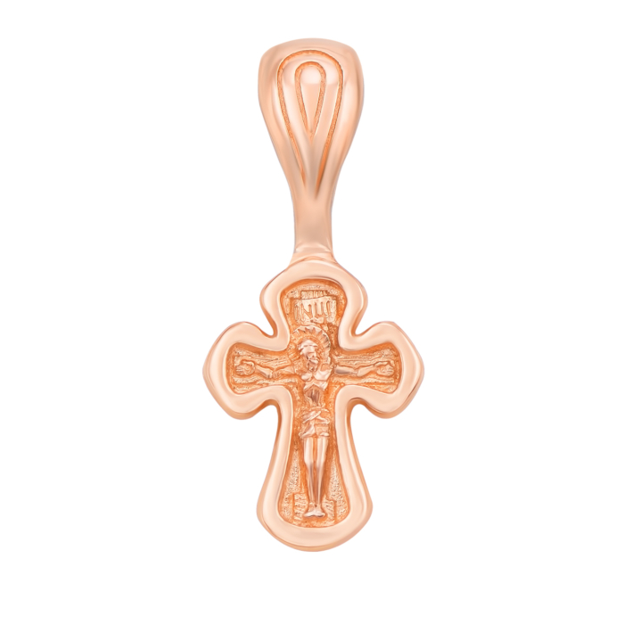 Золотий хрестик. Розп'яття Христове. Артикул 31484