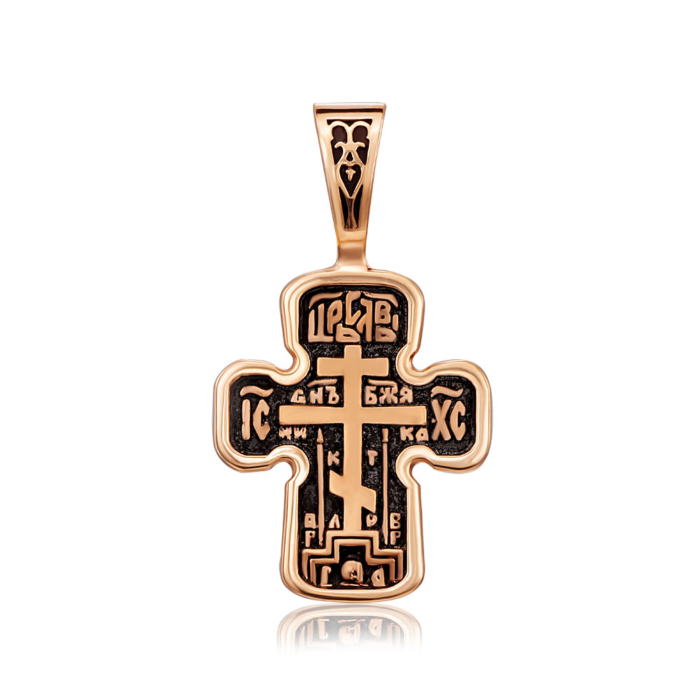 Голгофский крест с чернением. Артикул 31494/3