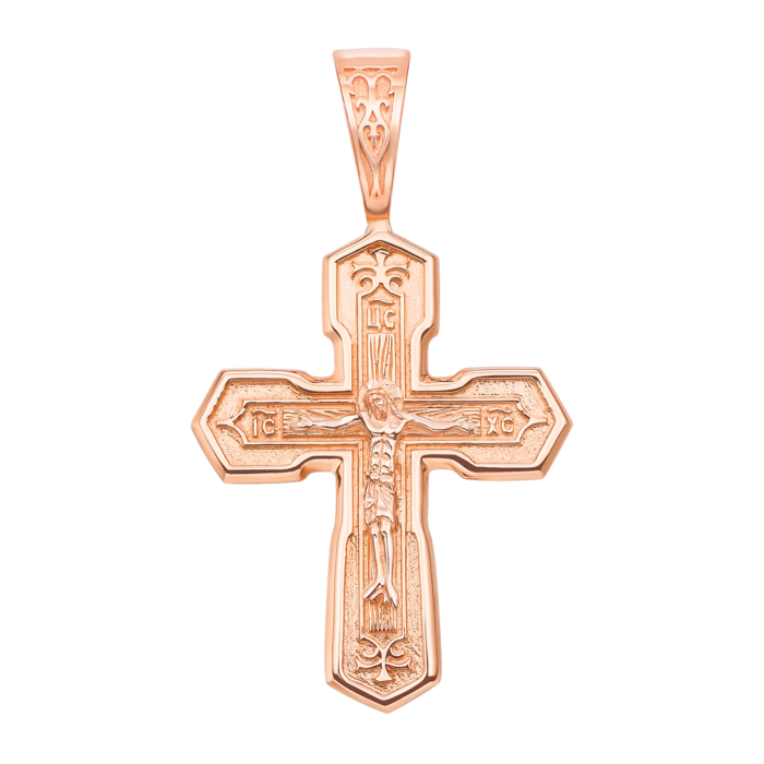 Золотий хрестик. Розп'яття Христове. Артикул 31535