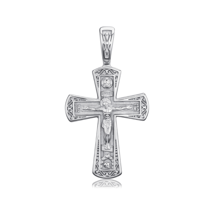 Серебряный крестик с31544