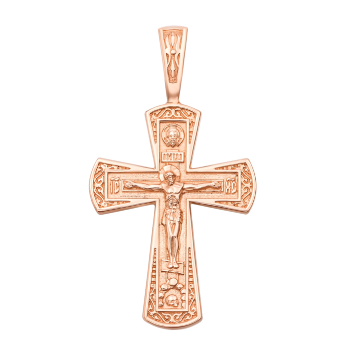Золотий хрестик. Розп'яття Христове. Артикул 31544