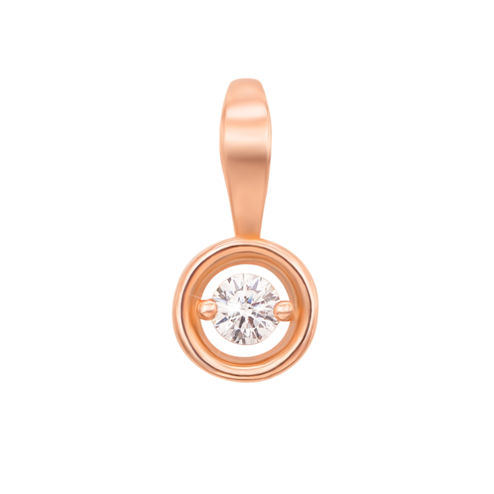 Золота підвіска з фіанітом. Артикул 31550