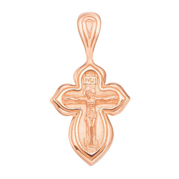 Золотий хрестик. Розп'яття Христове. Артикул 31563