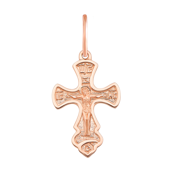 Золотий хрестик. Розп'яття Христове. Артикул 31572