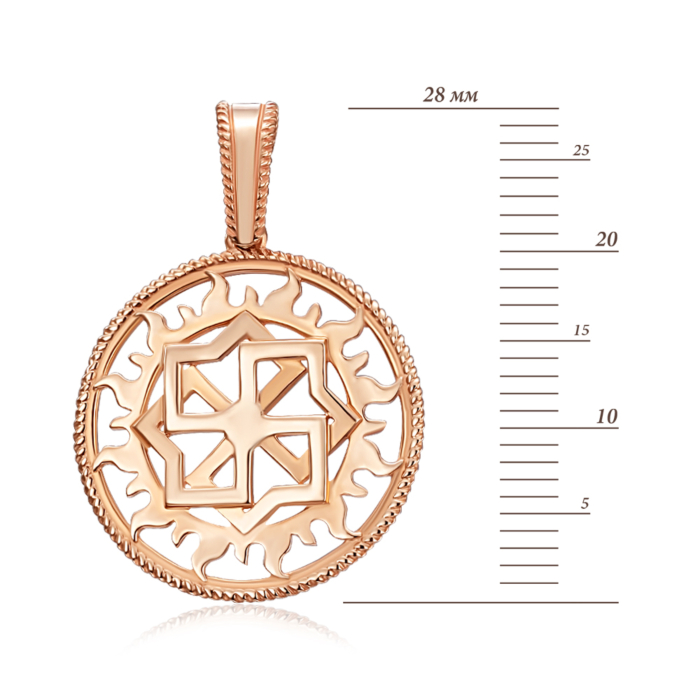 Золота підвіска-оберіг «Молвинець». Артикул 31640/01/0