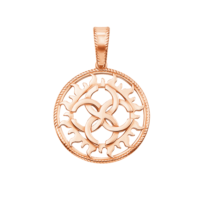 Золота підвіска-оберіг «Весільник». Артикул 31641/01/0