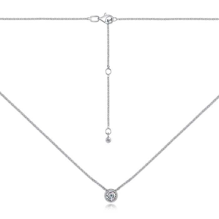 Золоте кольє з фіанітом. Артикул 31676/66024-1/02/1/22