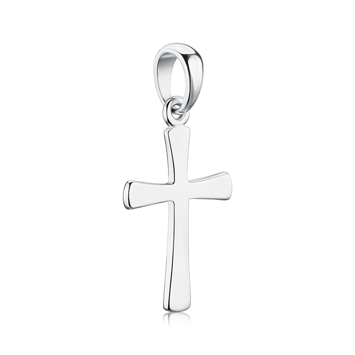 Золотий хрестик без вставки. Артикул 31687/02/1